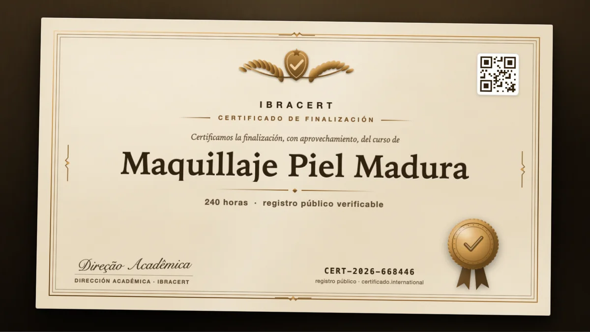 Portada del curso Maquillaje Piel Madura