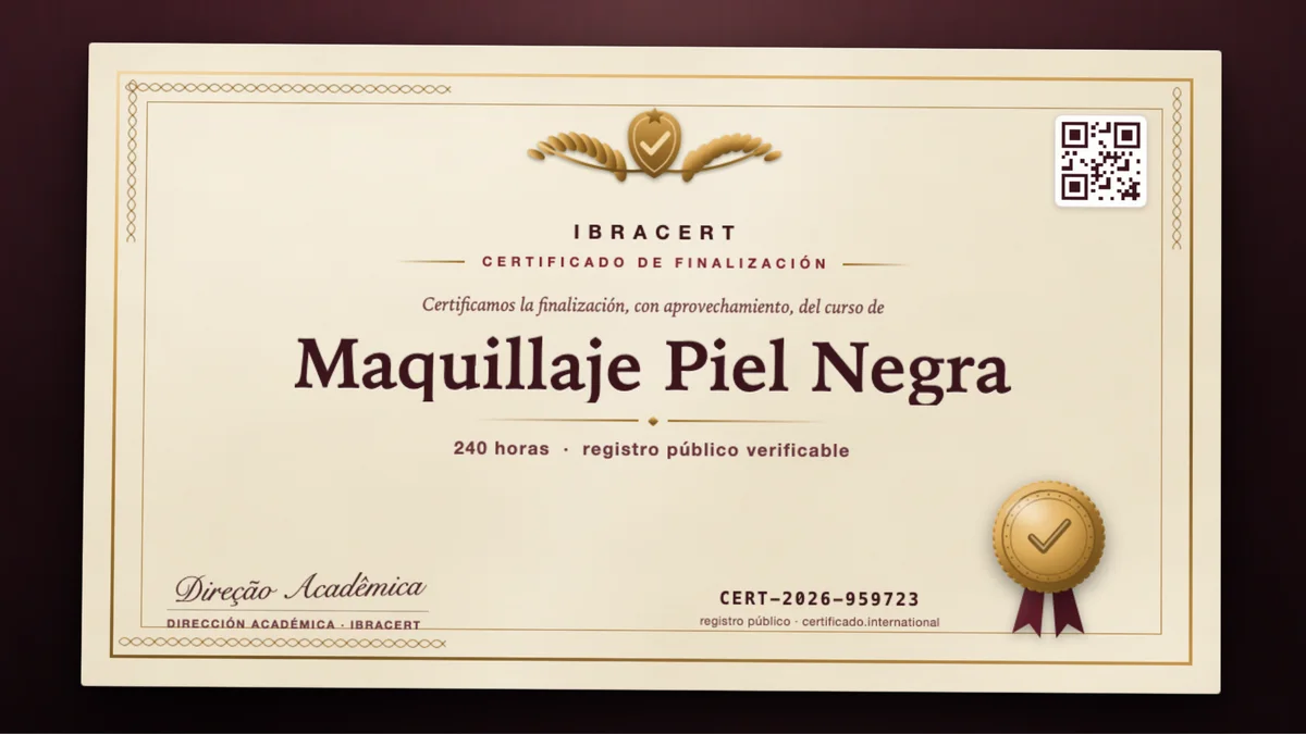Portada del curso Maquillaje Piel Negra
