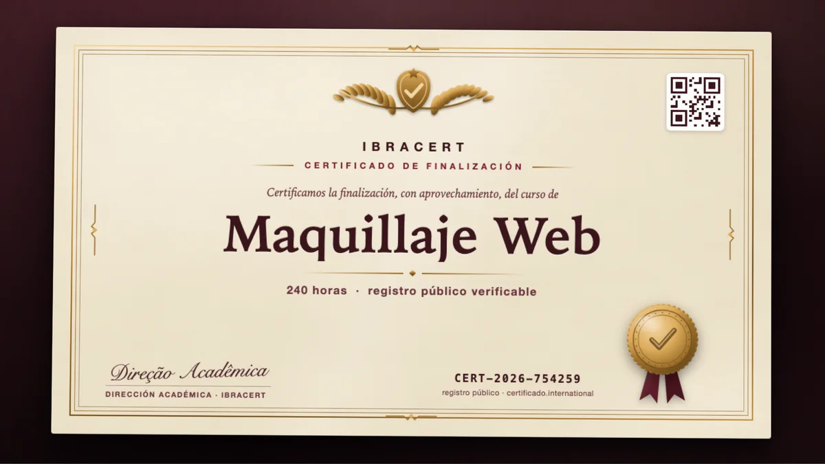 Portada del curso Maquillaje Web