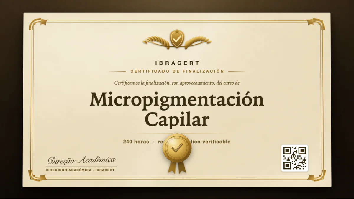 Portada del curso Micropigmentación Capilar