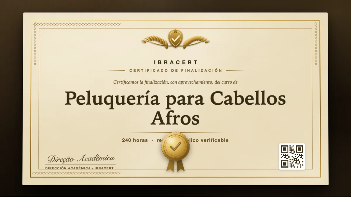 Portada del curso Peluquería para Cabellos Afros