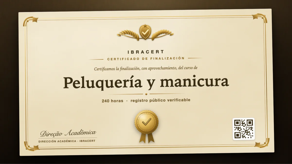 Portada del curso Peluquería y manicura