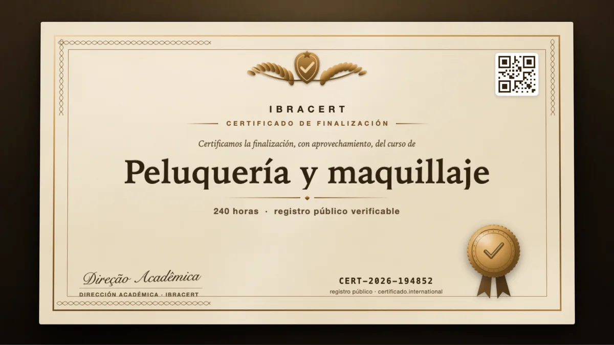 Portada del curso Peluquería y maquillaje