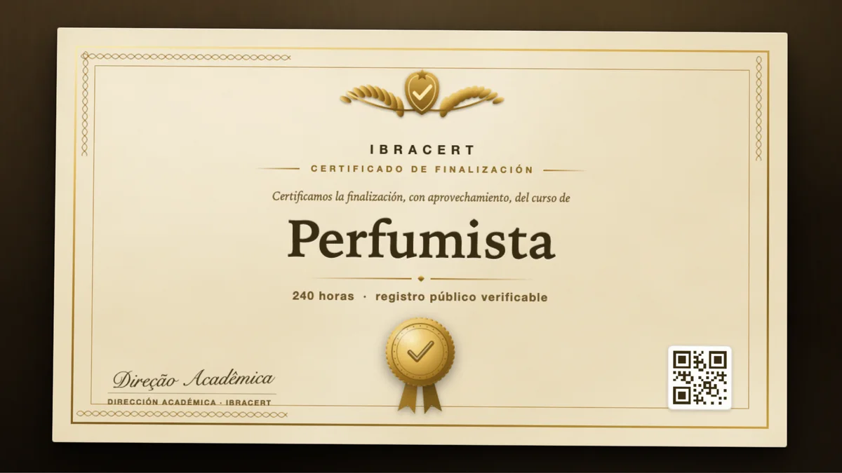 Portada del curso Perfumista