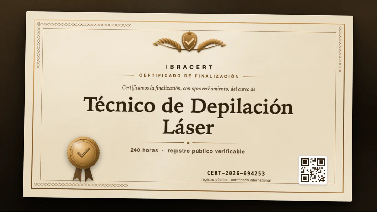Portada del curso Técnico de Depilación Láser