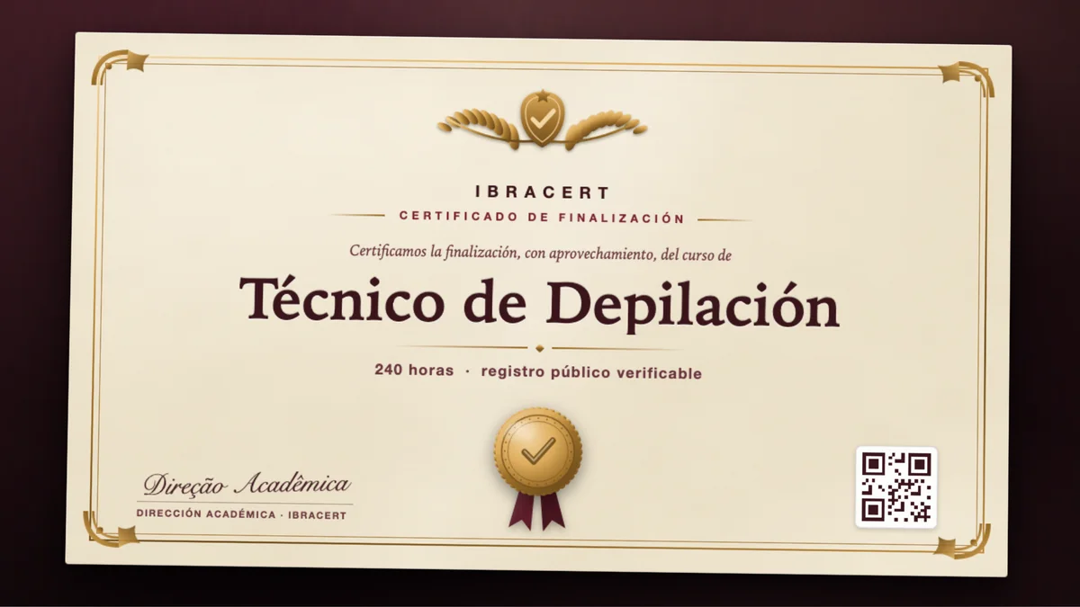Portada del curso Técnico de Depilación