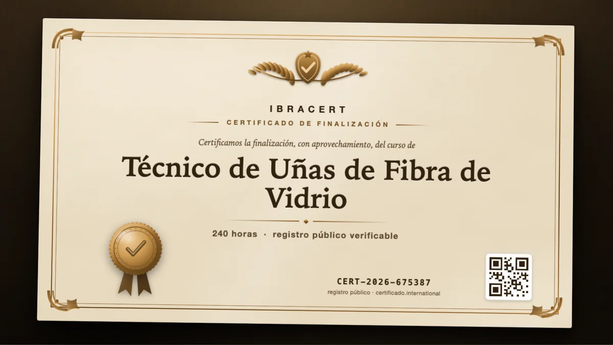 Portada del curso Técnico de Uñas de Fibra de Vidrio