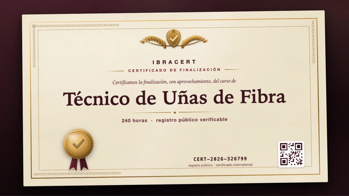 Portada del curso Técnico de Uñas de Fibra