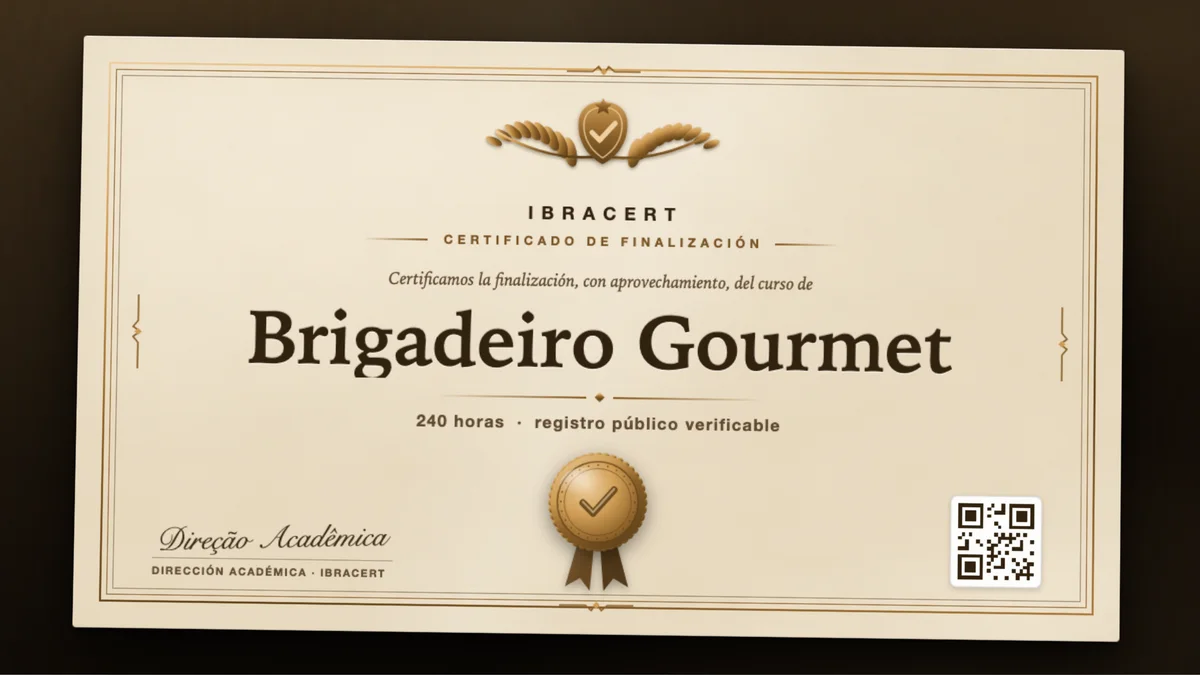 Portada del curso Brigadeiro Gourmet
