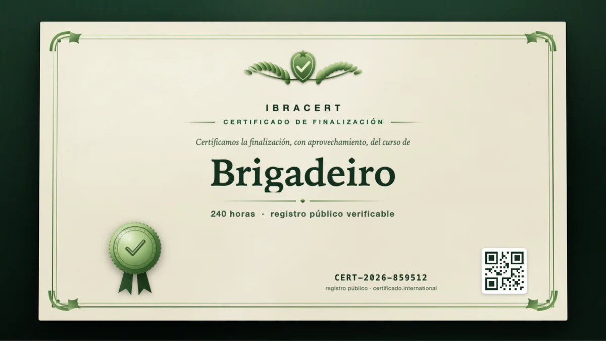Portada del curso Brigadeiro