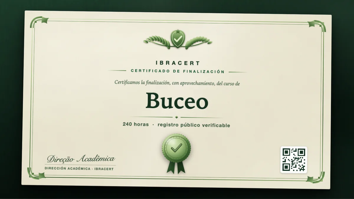 Portada del curso Buceo