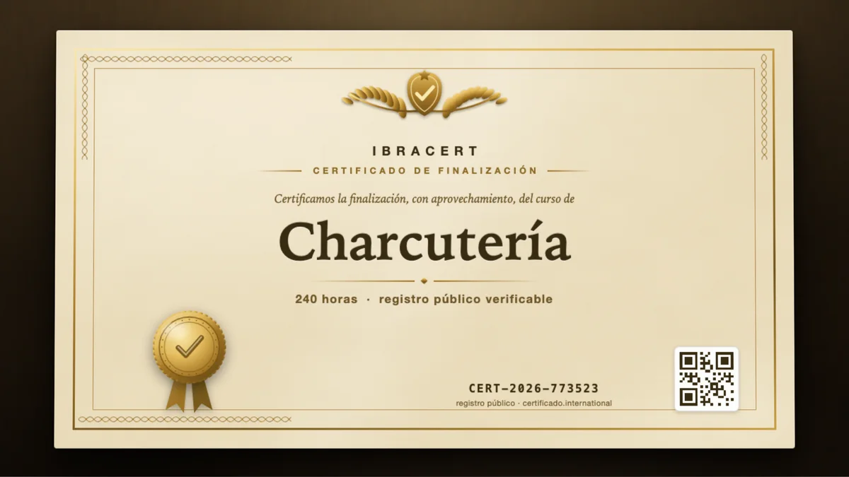 Portada del curso Charcutería
