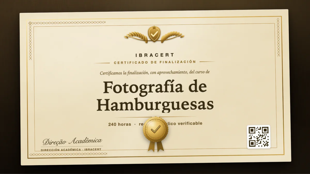 Portada del curso Fotografía de Hamburguesas