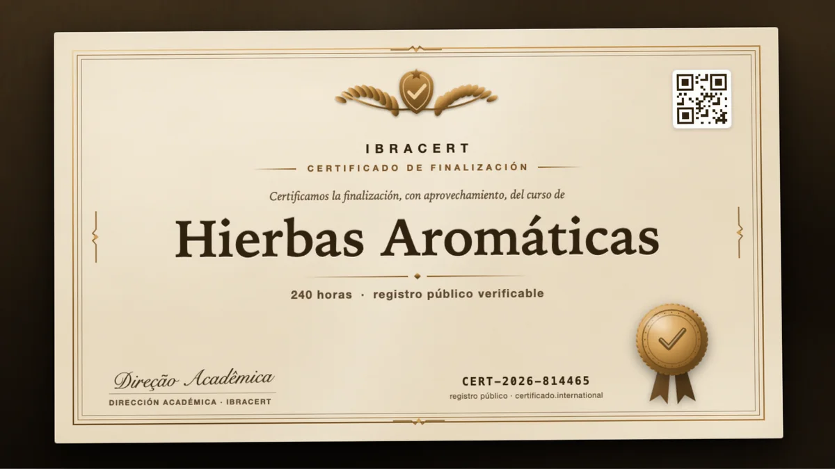Portada del curso Hierbas Aromáticas