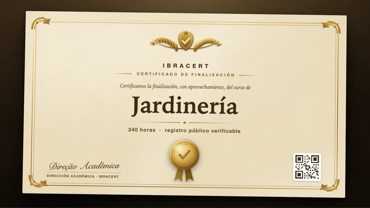 Portada del curso Jardinería