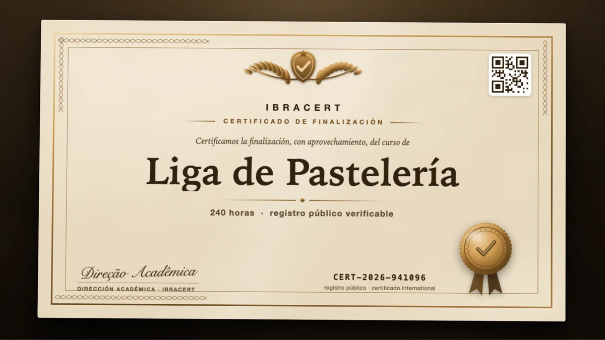 Portada del curso Liga de Pastelería