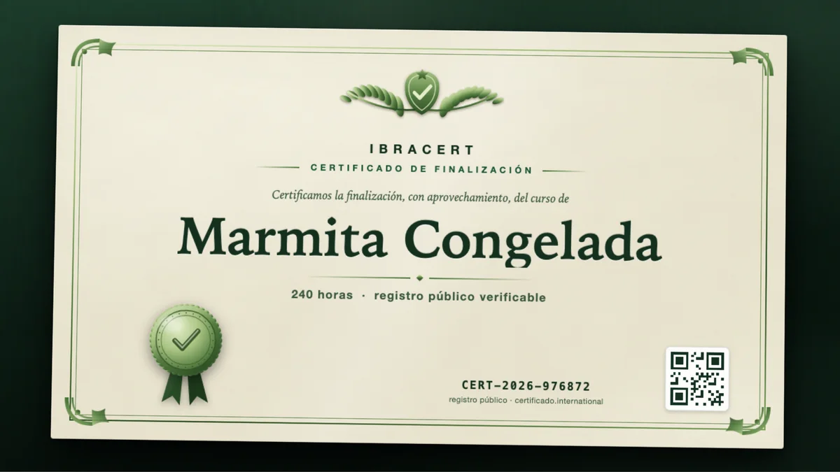 Portada del curso Marmita Congelada