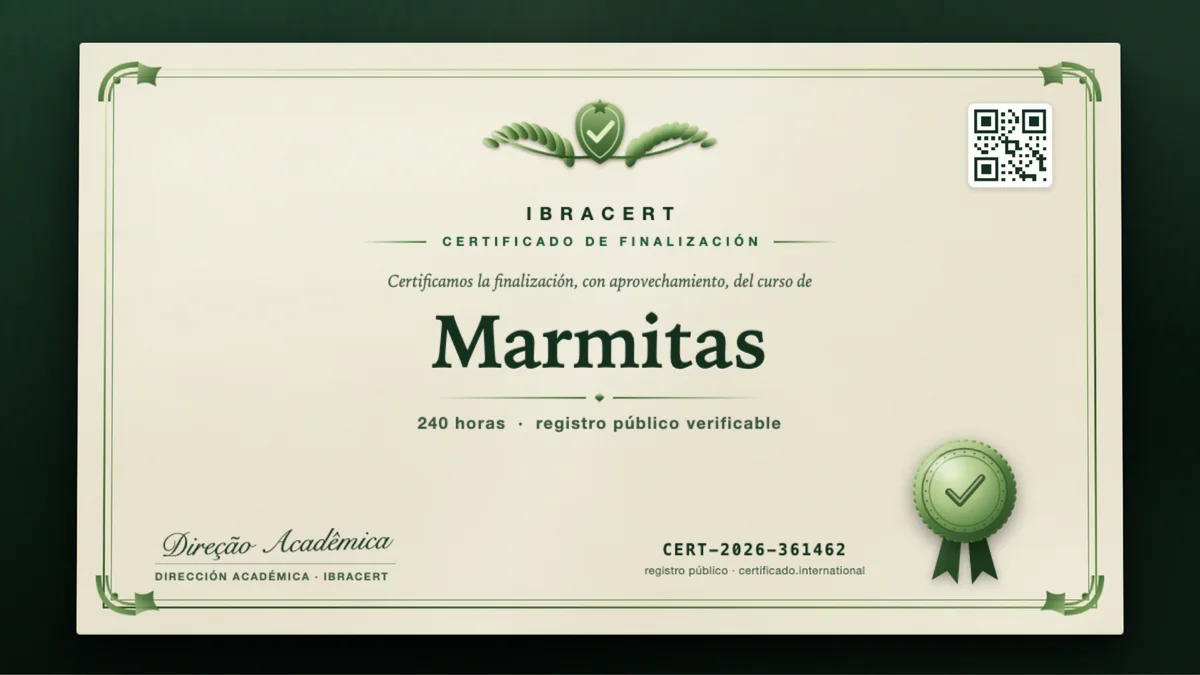 Portada del curso Marmitas
