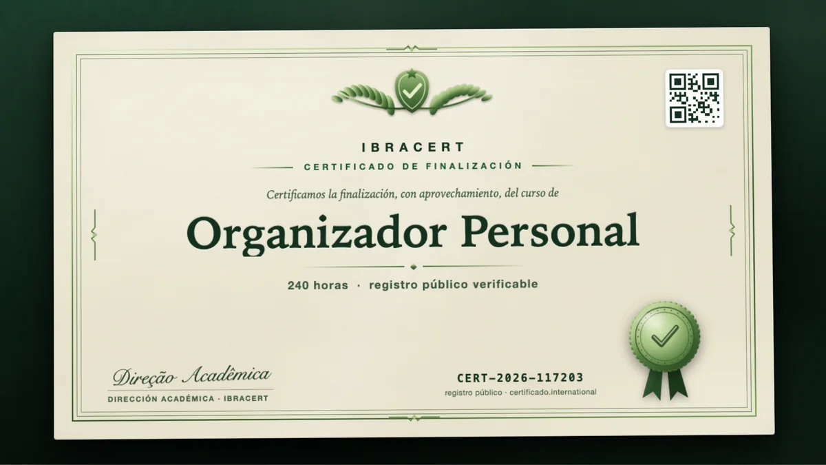 Portada del curso Organizador Personal