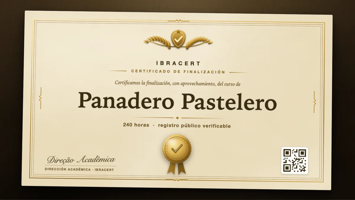 Portada del curso Panadero Pastelero