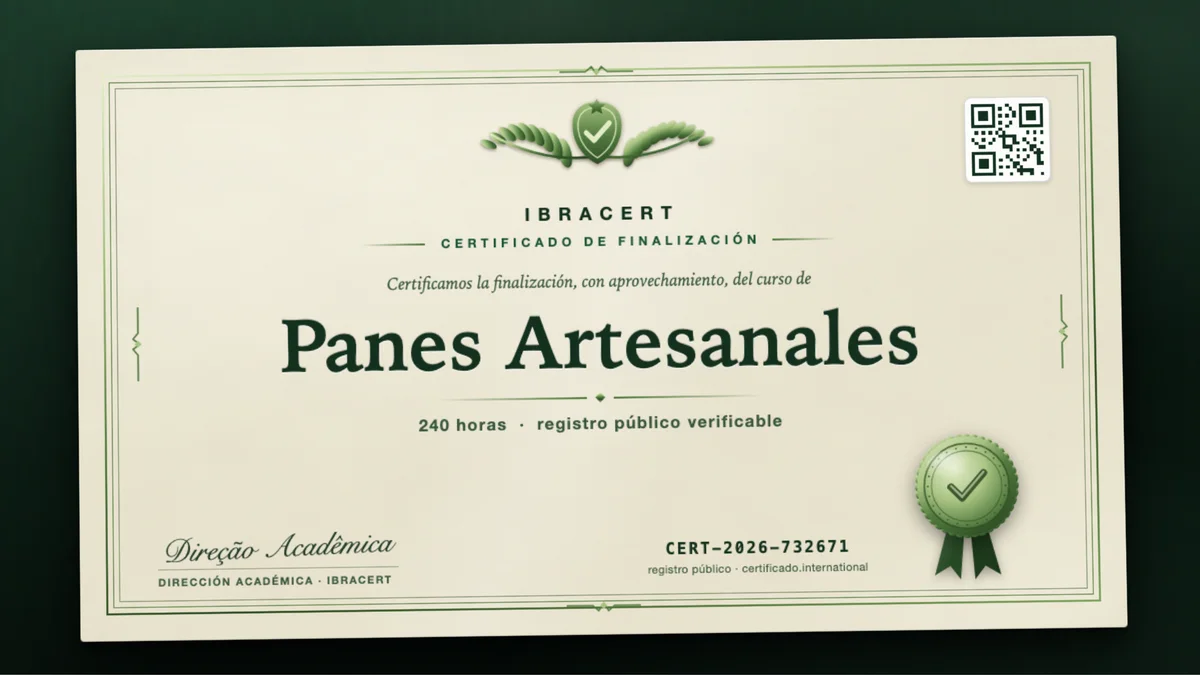Portada del curso Panes Artesanales