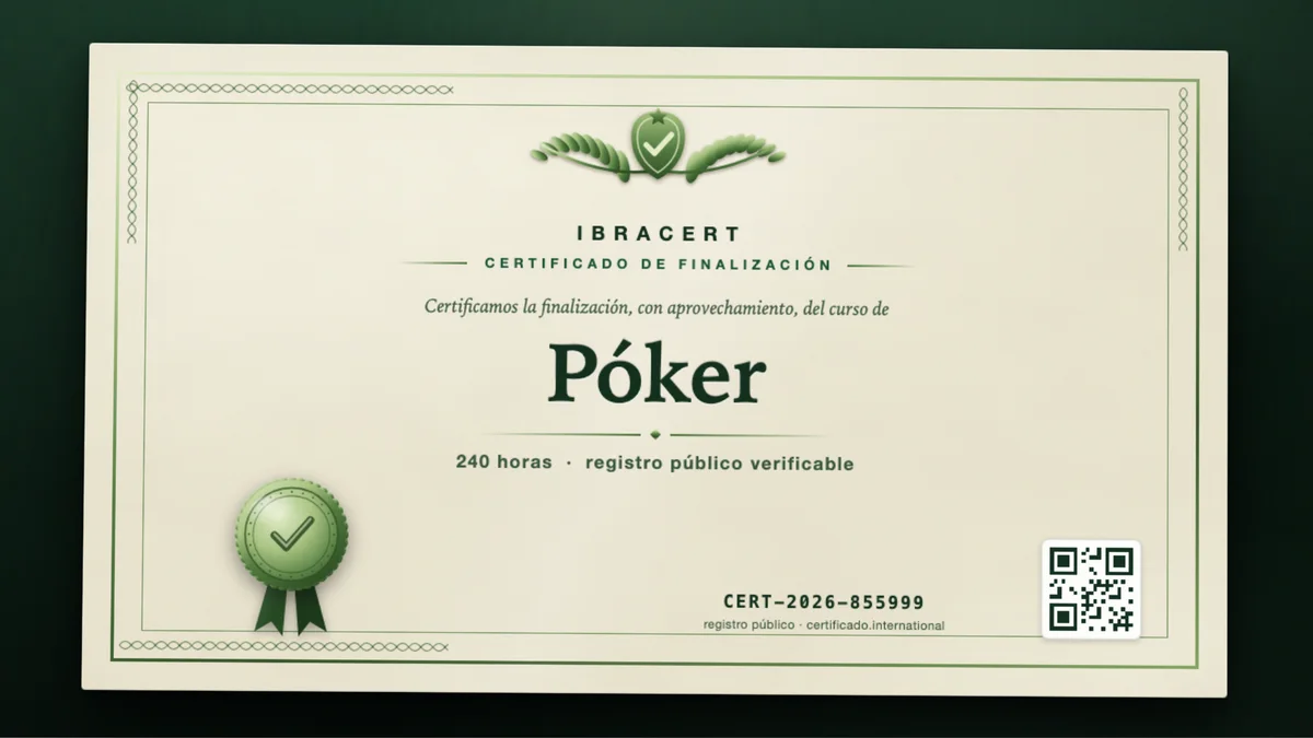 Portada del curso Póker