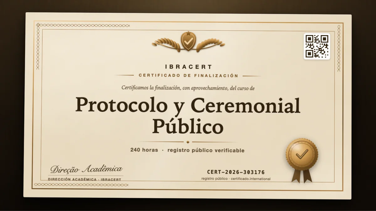 Portada del curso Protocolo y Ceremonial Público
