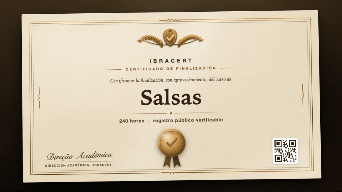 Portada del curso Salsas