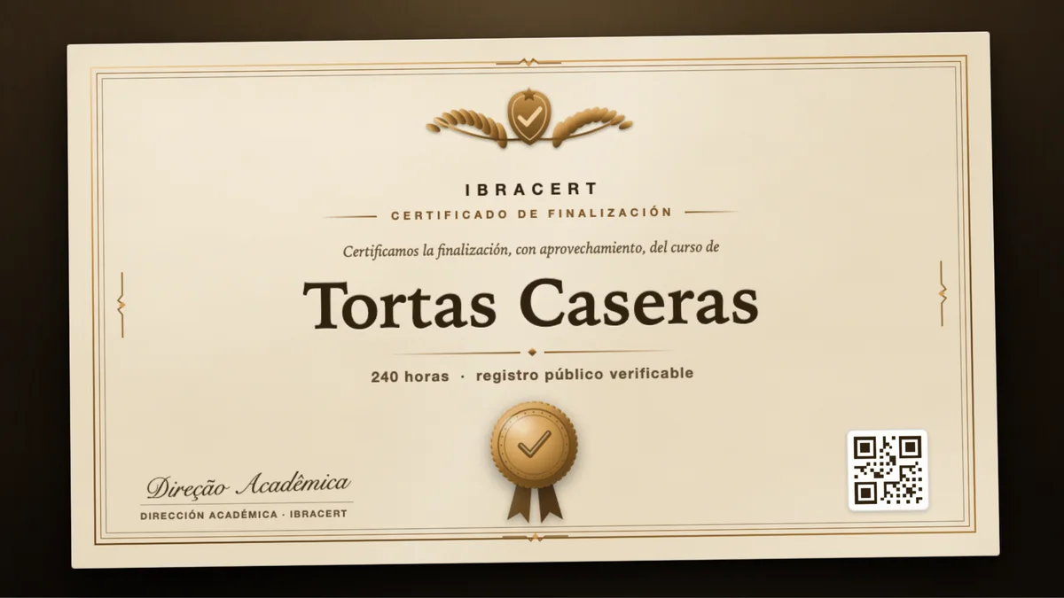 Portada del curso Tortas Caseras