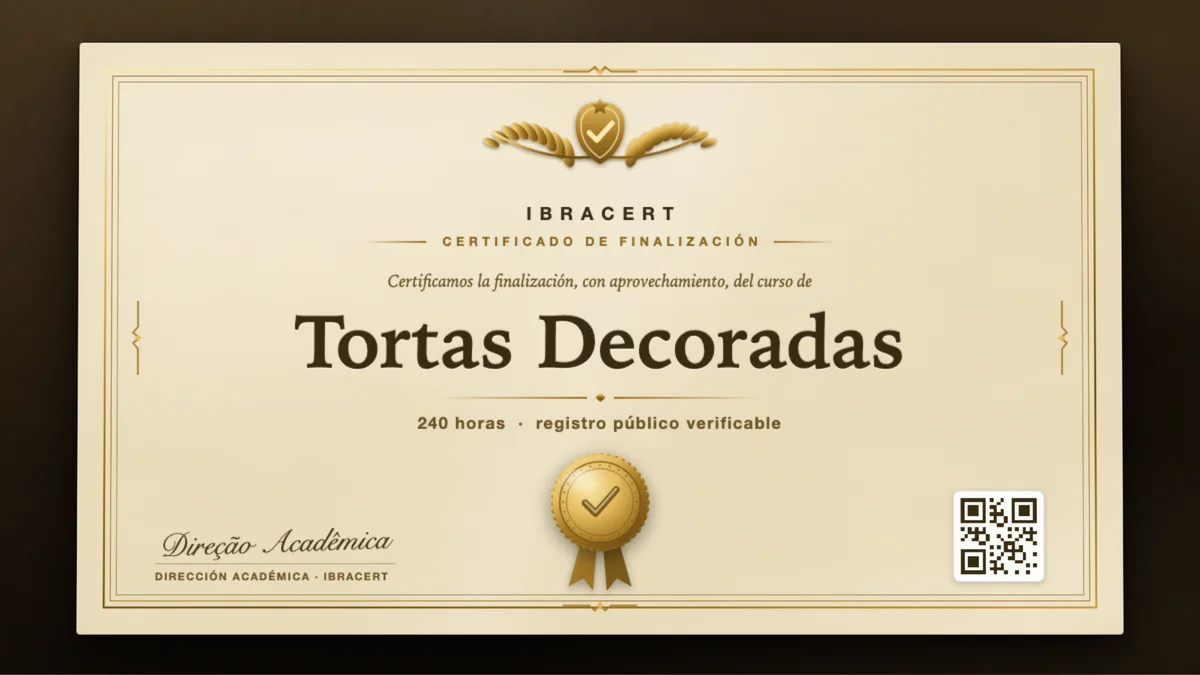 Portada del curso Tortas Decoradas