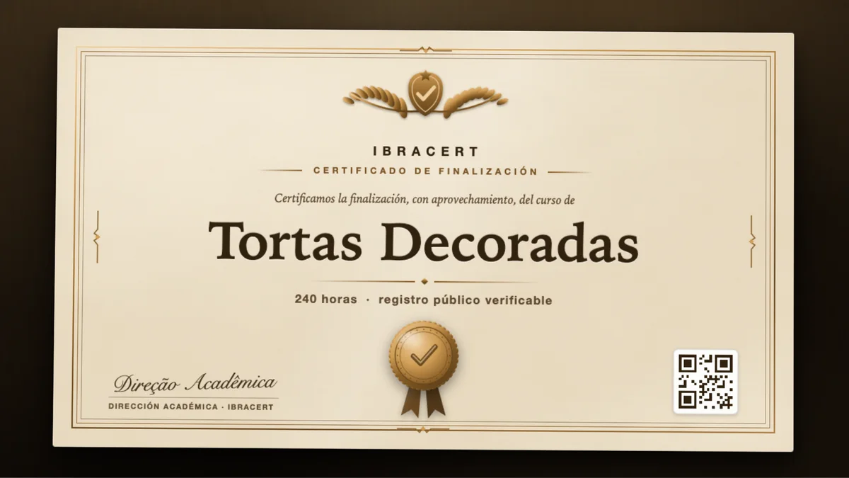 Portada del curso Tortas Decoradas
