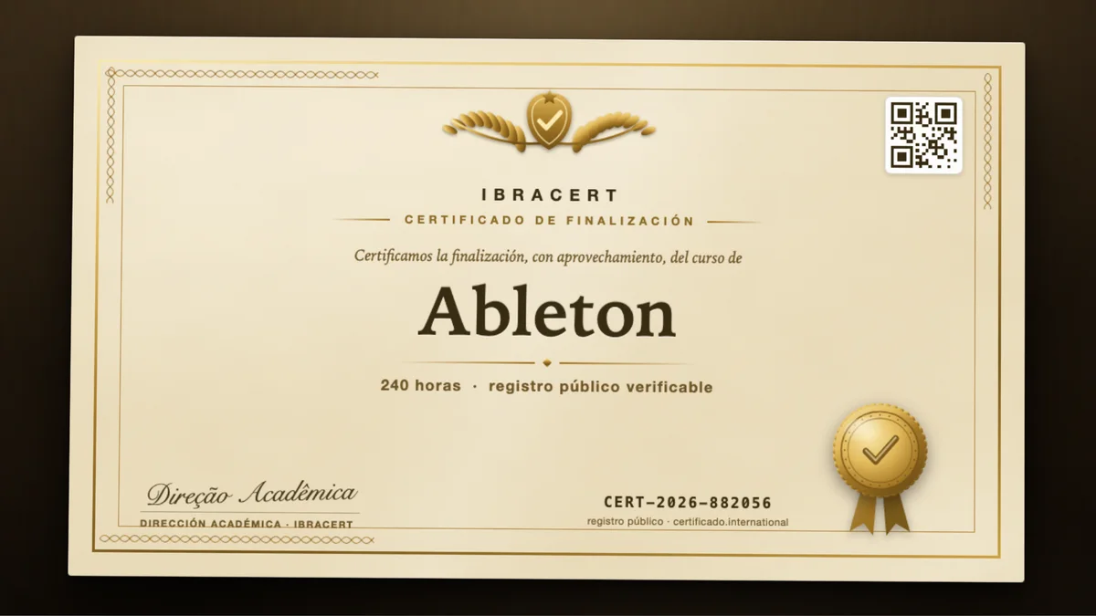 Portada del curso Ableton