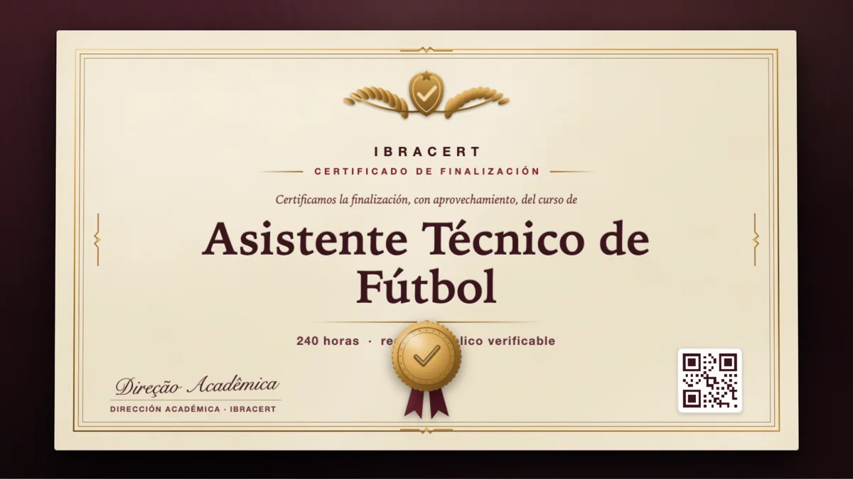 Portada del curso Asistente Técnico de Fútbol