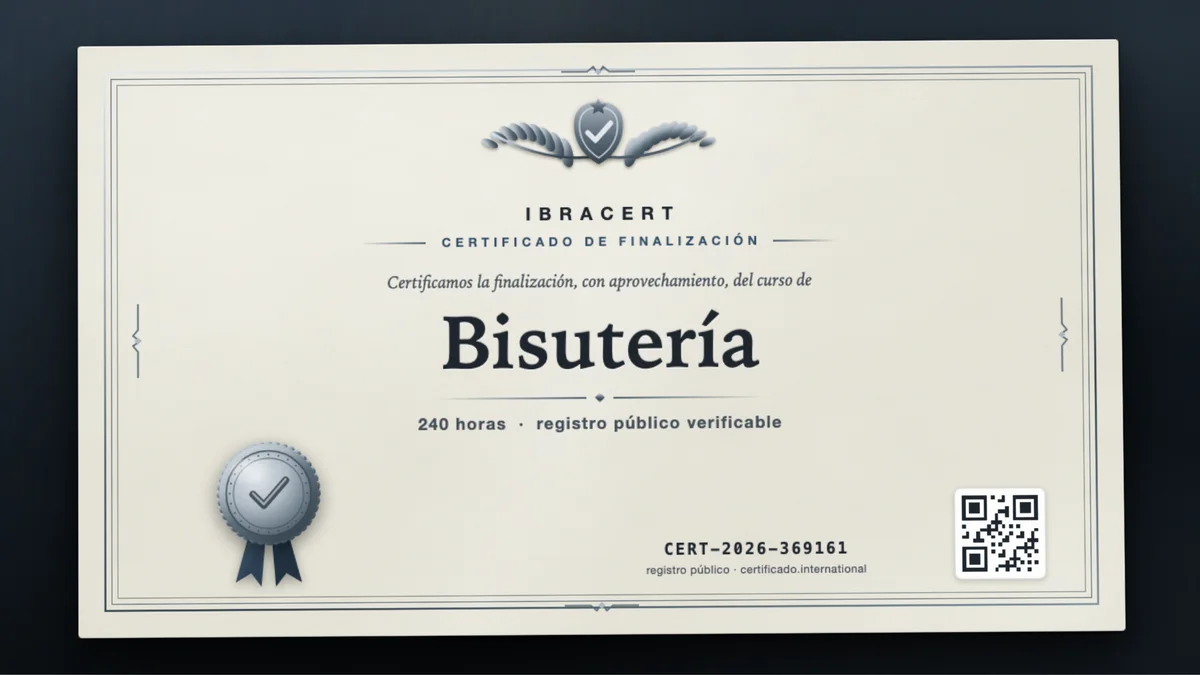 Portada del curso Bisutería