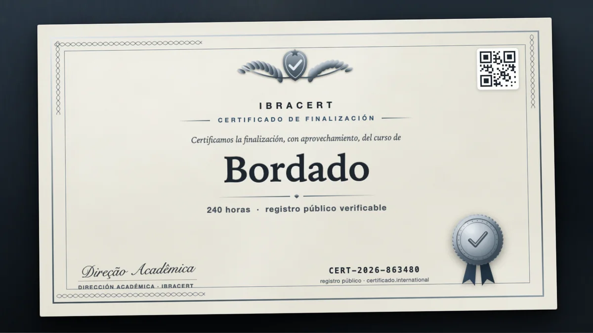 Portada del curso Bordado