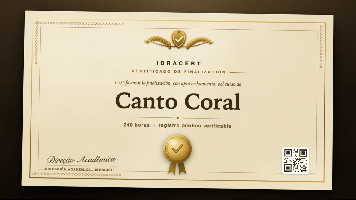 Portada del curso Canto Coral