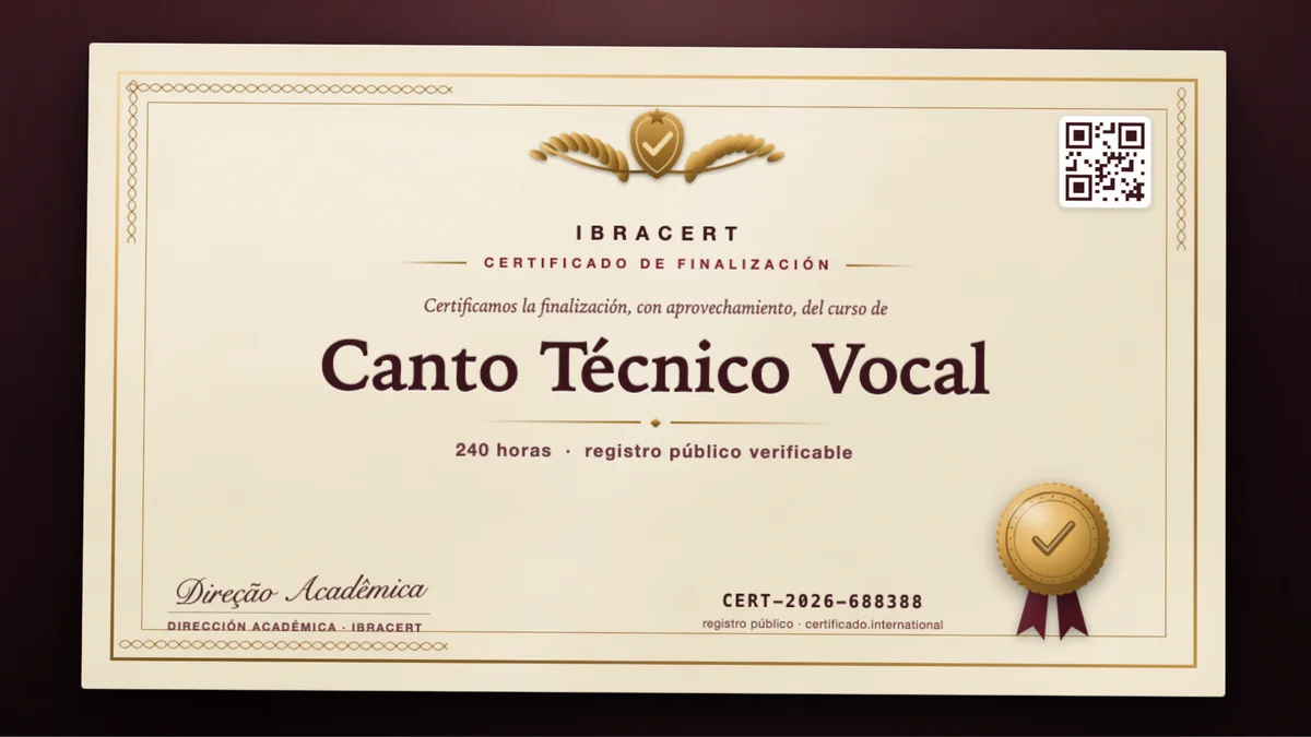 Portada del curso Canto Técnico Vocal