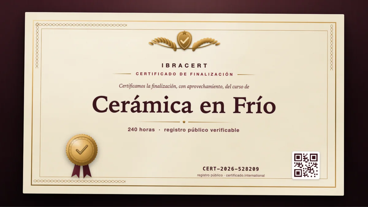 Portada del curso Cerámica en Frío