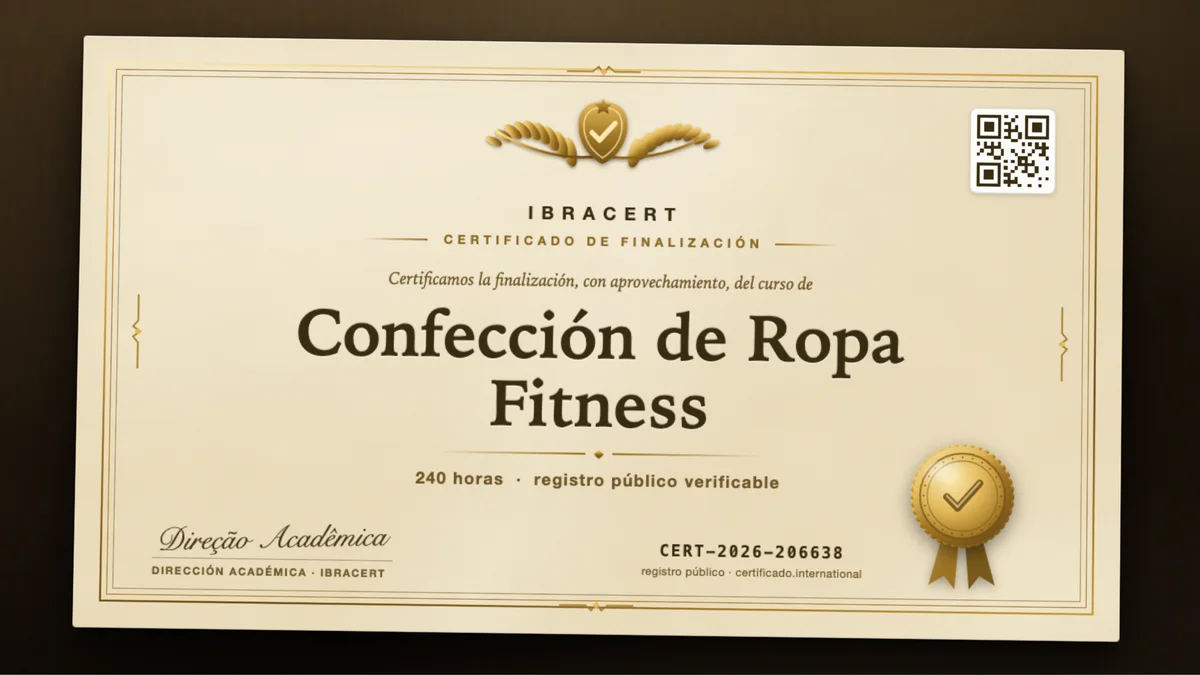 Portada del curso Confección de Ropa Fitness