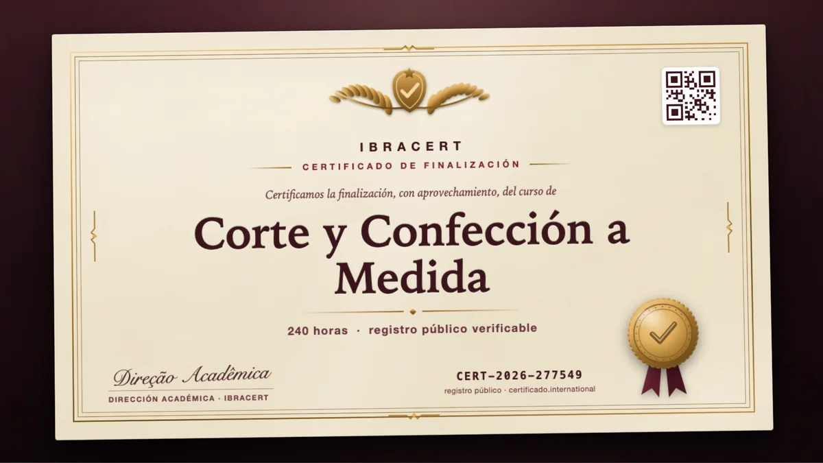 Portada del curso Corte y Confección a Medida