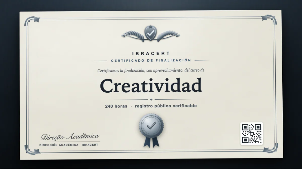 Portada del curso Creatividad