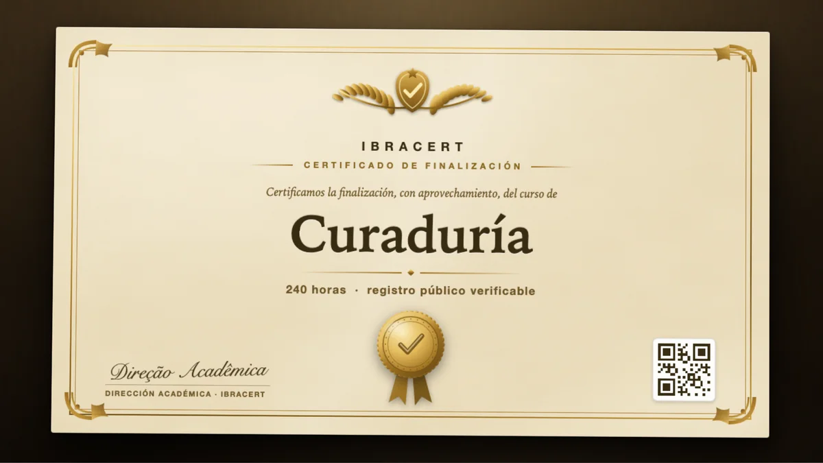 Portada del curso Curaduría