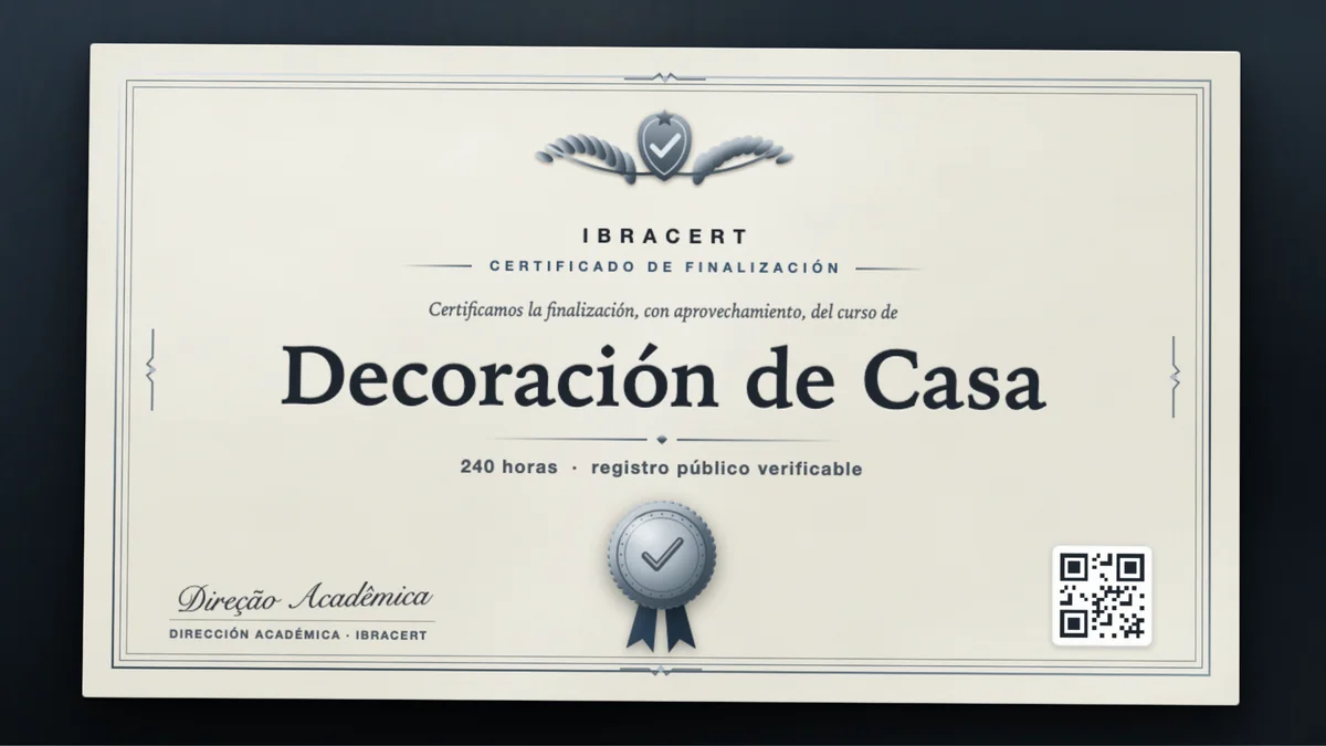Portada del curso Decoración de Casa