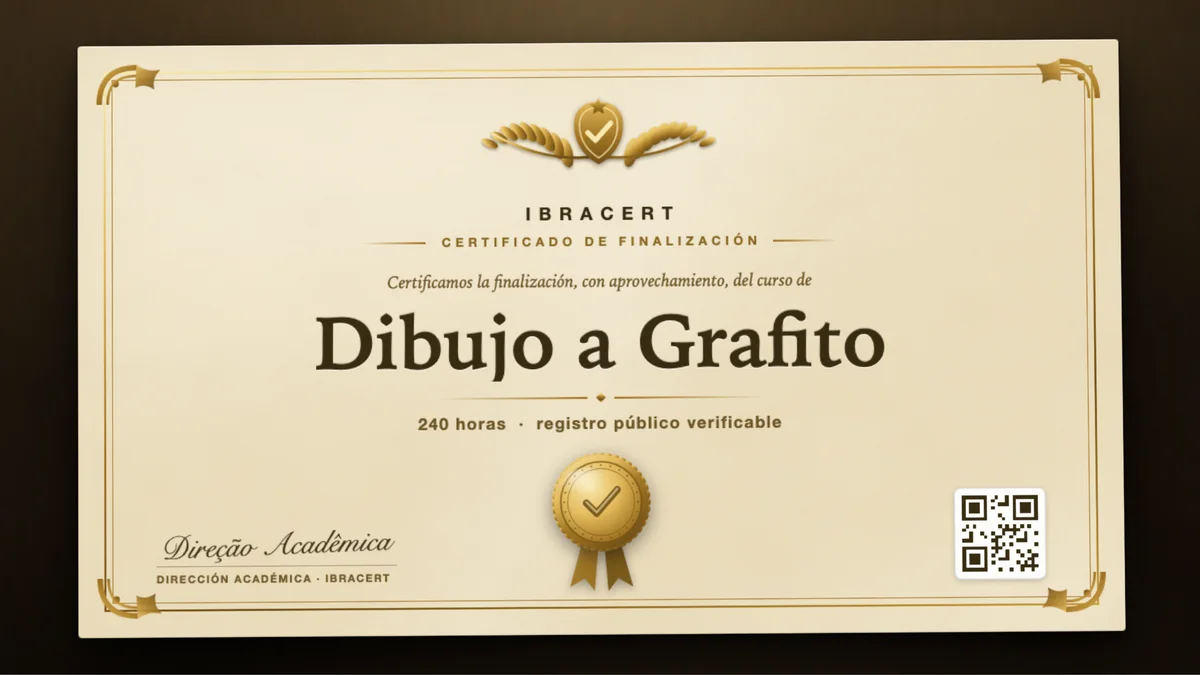 Portada del curso Dibujo a Grafito