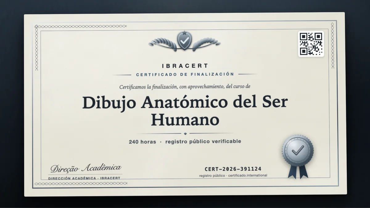 Portada del curso Dibujo Anatómico del Ser Humano