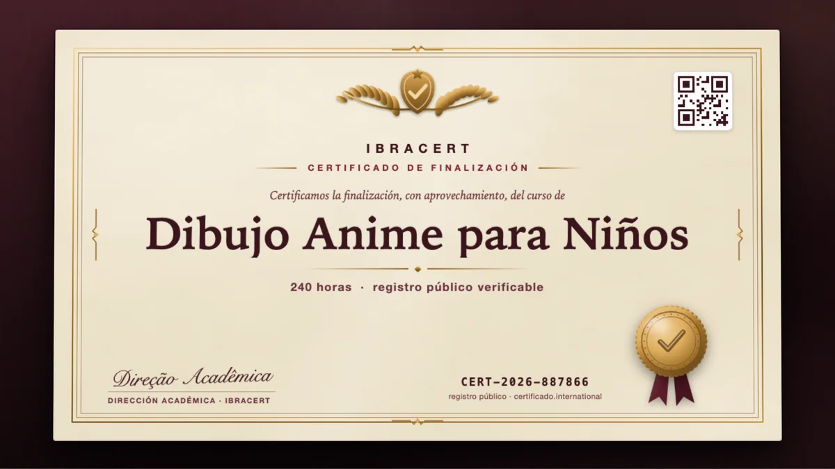Portada del curso Dibujo Anime para Niños