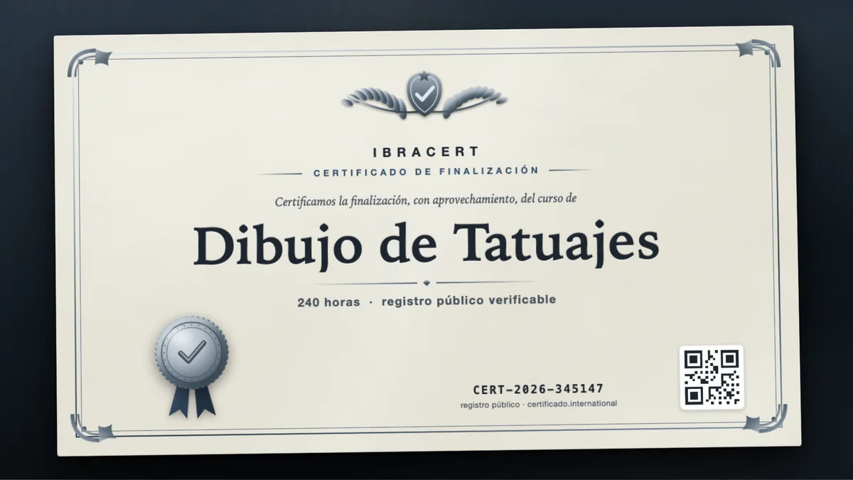 Portada del curso Dibujo de Tatuajes