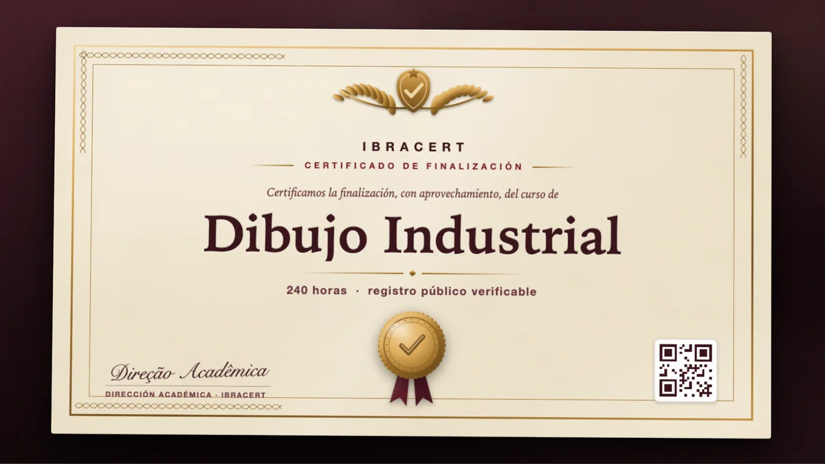 Portada del curso Dibujo Industrial
