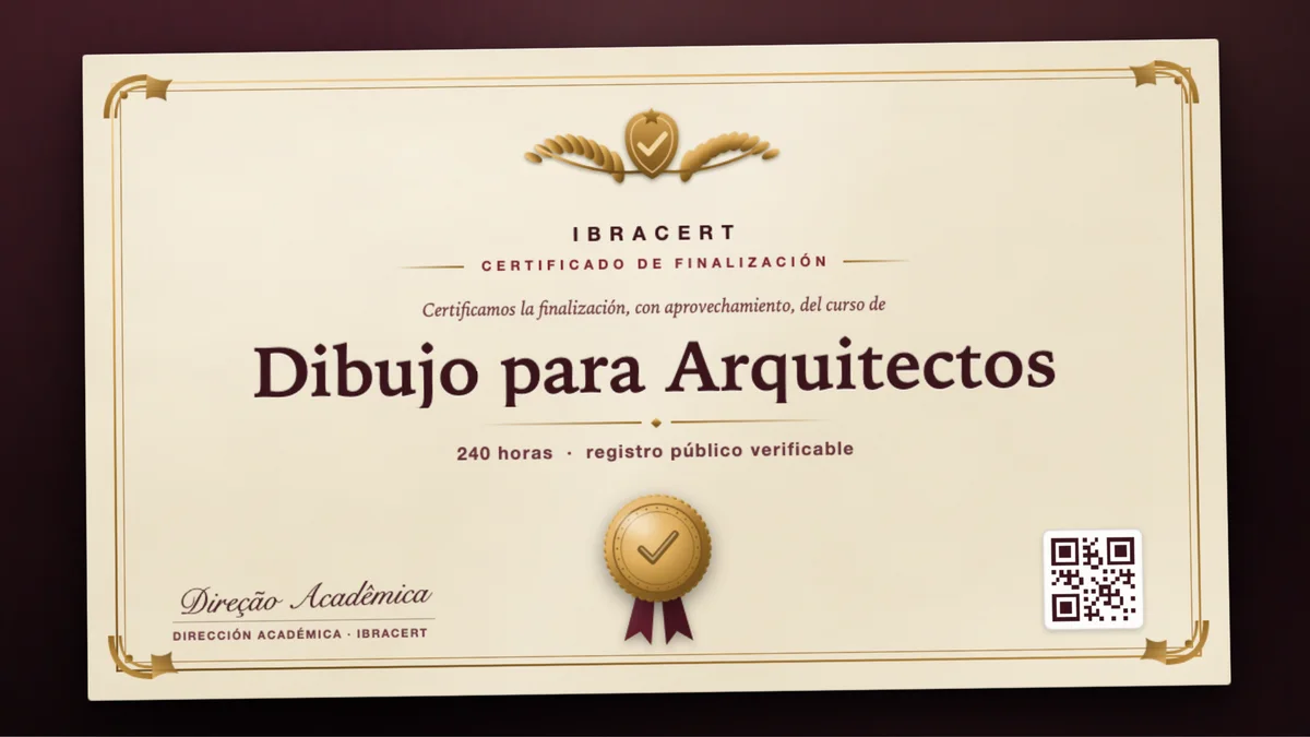 Portada del curso Dibujo para Arquitectos