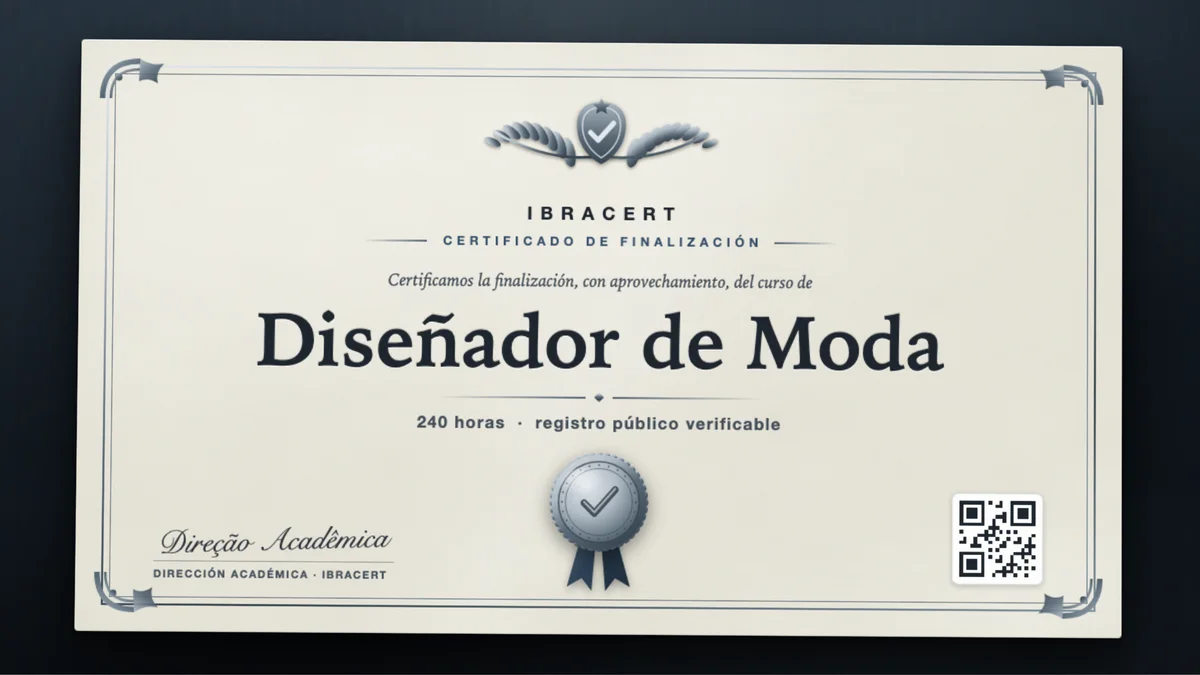 Portada del curso Diseñador de Moda